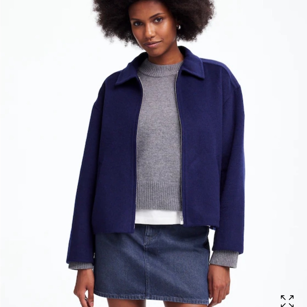 Madewell Double-Faced Rounded-Sleeve Jacket